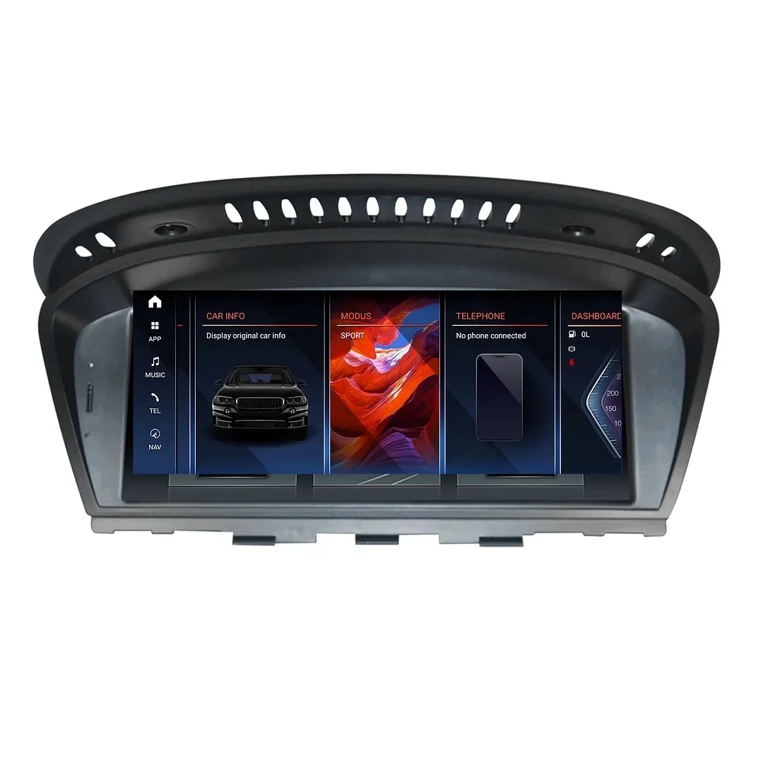 Android Screen Upgrade CarPlay Android Auto GPS Navigation Car Multimedia Player for BMW 3 Series E90 5/6Series E60 E61 E63 E64