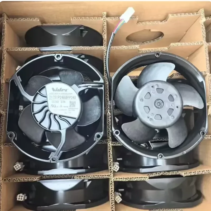 For New Nidec D1751U24B8PP366/P363 ABB580-880 Inverter 3.4A Fan DC24V