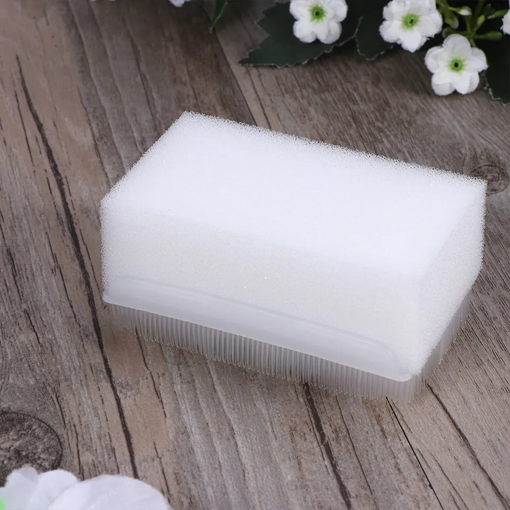 

5Pcs Baby Touch Massage Brush Set Plastic Sponge Tactile Stimulation Brush for Infant Skin Exfoliation Face Cleaning Portable