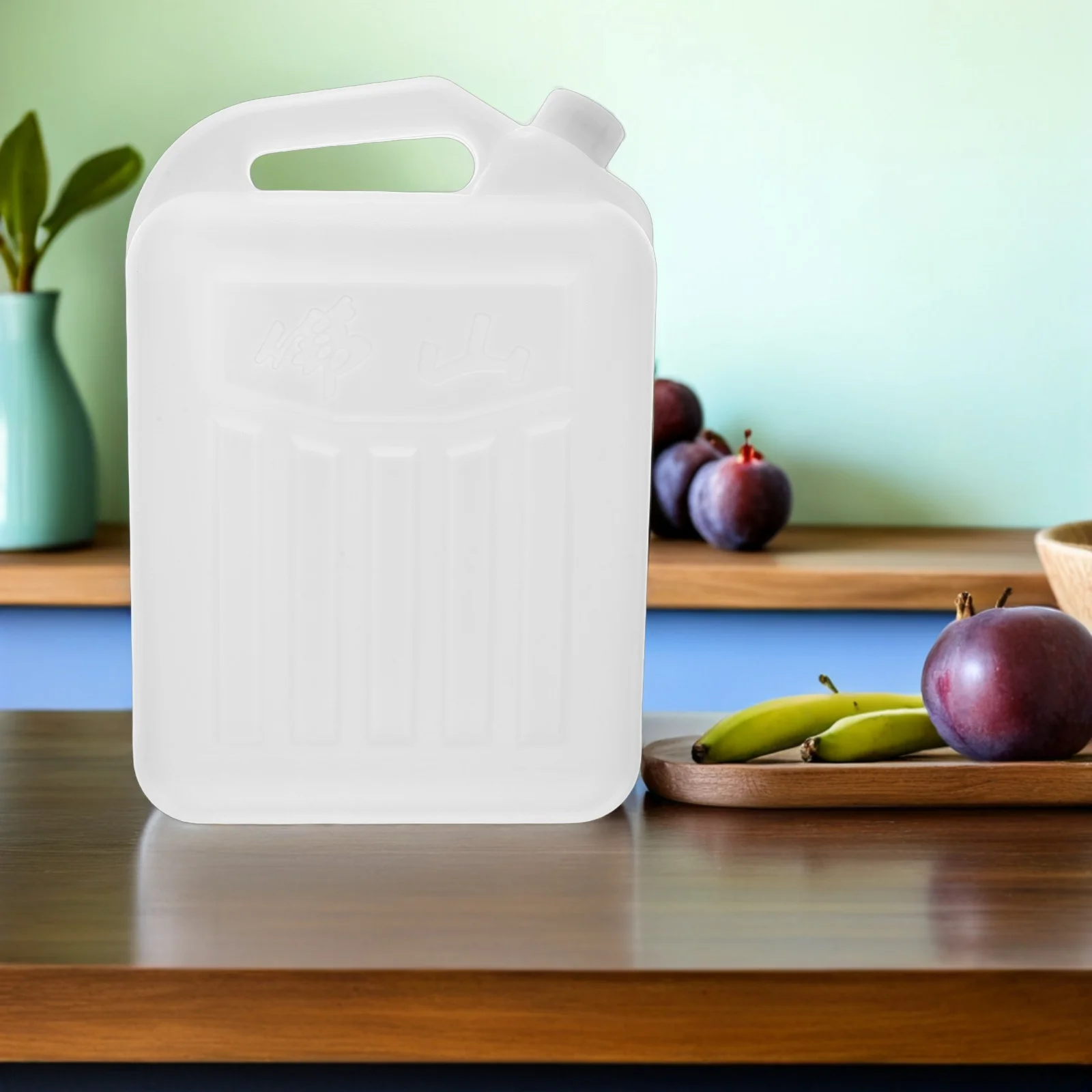 

Wide Mouth Plastic Jug Food Grade Storage Buckets Reusable Water Oil Container Large 5L Chemical Pot Kitchen