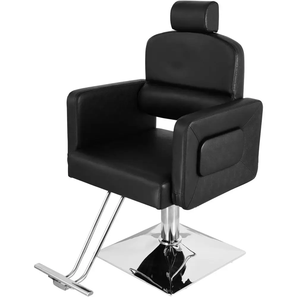 

Heavy-Duty Swivel Barber Chair with Recline, Adjustable Rest, and 360-Degree Rotation for Salons and Spas