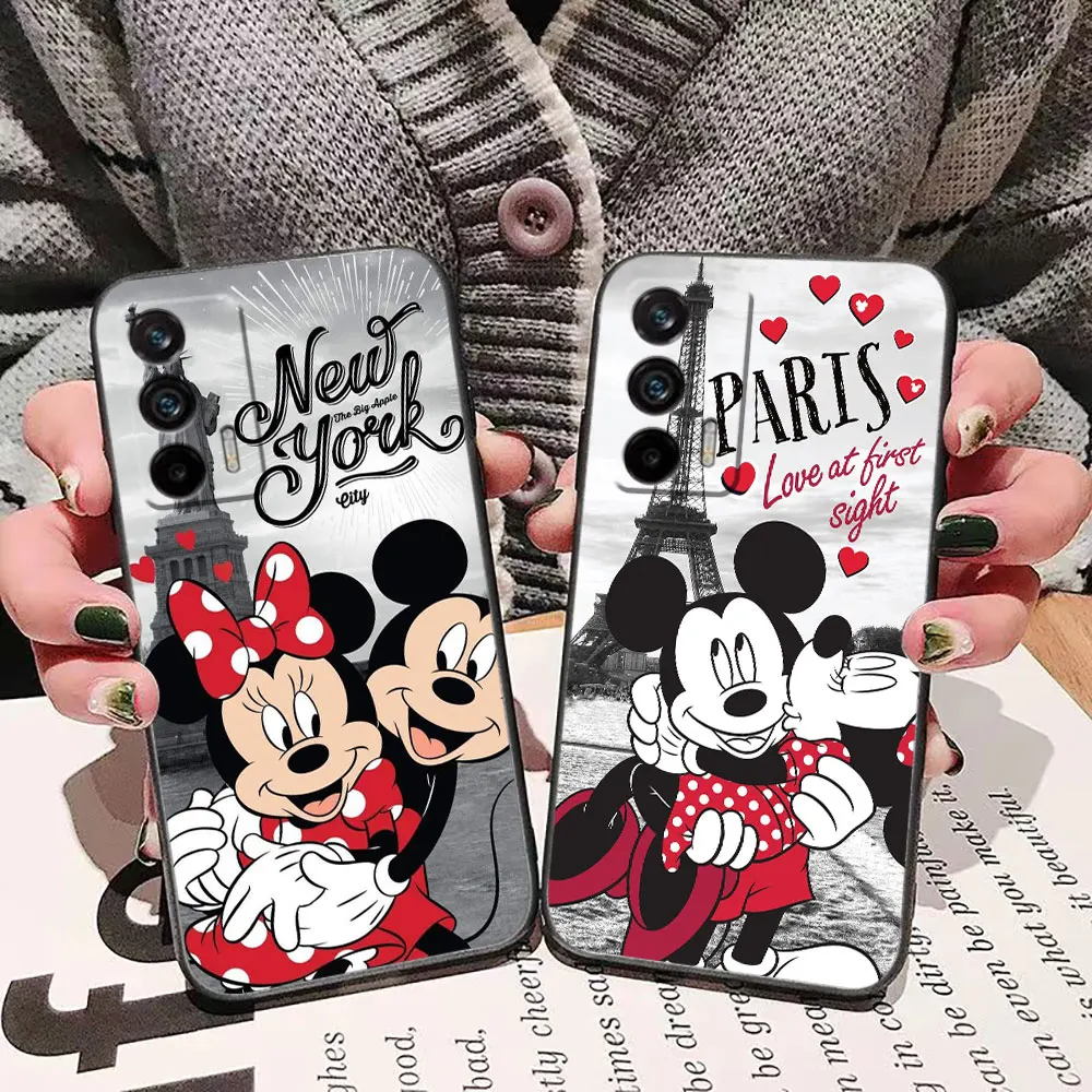 Cute Mickey And Minnie Mouse Phone Case For Realme C65 C63 C55 C53 C35 C33 C30S C30 S21Y C21 C20 C15 C11 NARZO 50 X50 GT Case