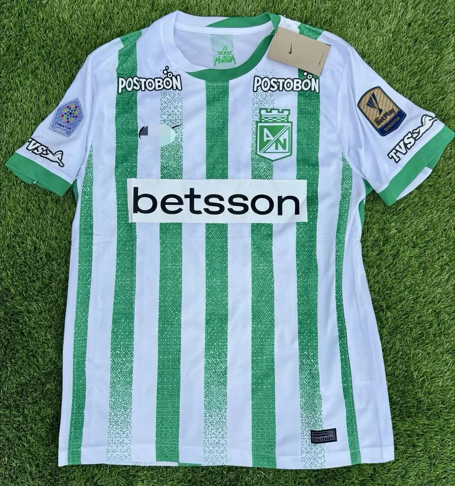 

Summer Men‘s Atletico Nacional Medellín Home Jersey 2025 Patches Adult Kids Breathable Quick-Drying Tees Sport Motorcycle Top