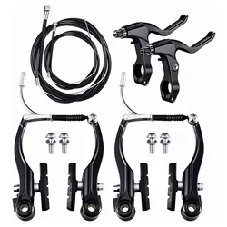 Bike Front Rear V Brake Set Aluminum Alloy Mountain Road Bicycle V Brake Set Riding Accessories