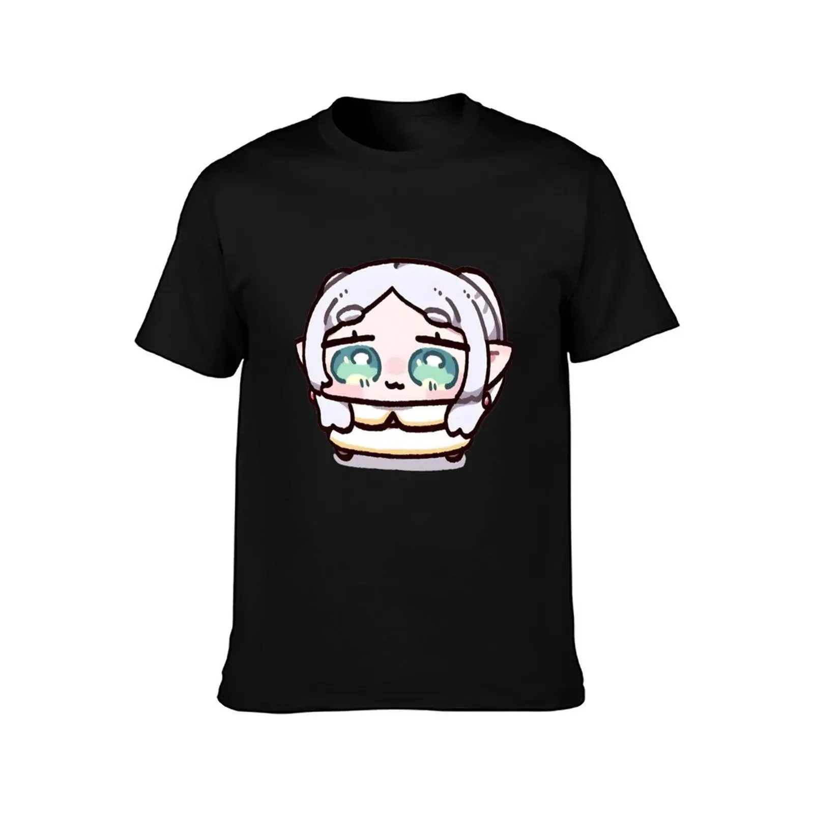 Frieren T-Shirt Short sleeve tee fashion shirts anime clothes Luxury man men tshirt