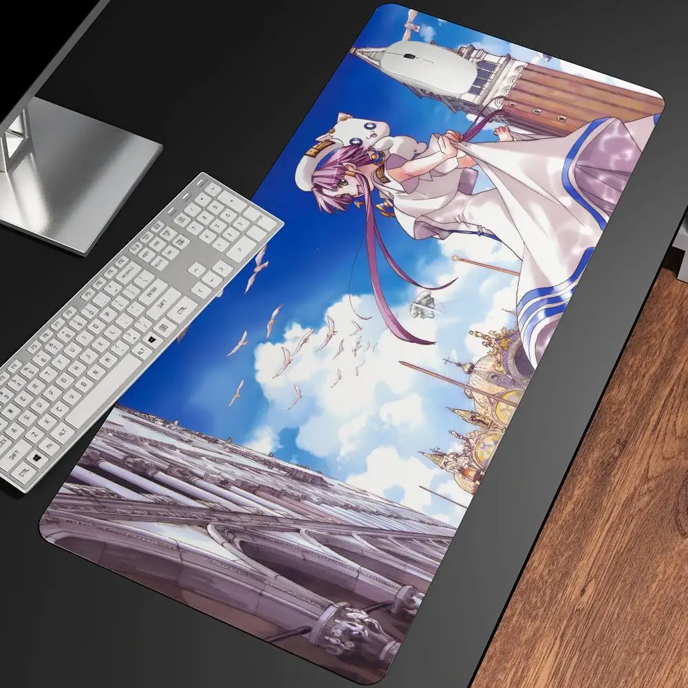 Anime ARIA Mousepad Large Gaming Mouse Pad LockEdge Thickened Computer Keyboard Table Desk Mat