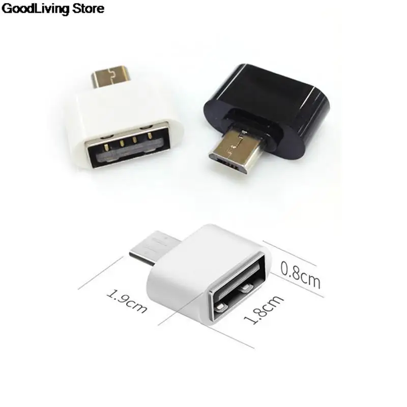 2pcs Mini OTG Cable USB OTG Adapter Micro USB To USB Converter For Tablet PC Android