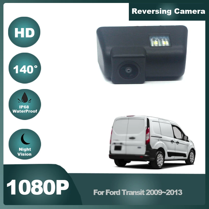 

CCD HD 1080x720P Night Vision Car License Plate Light Rear View Camera For Ford Transit 2009 2010 2011 2012 2013 Wide Angle