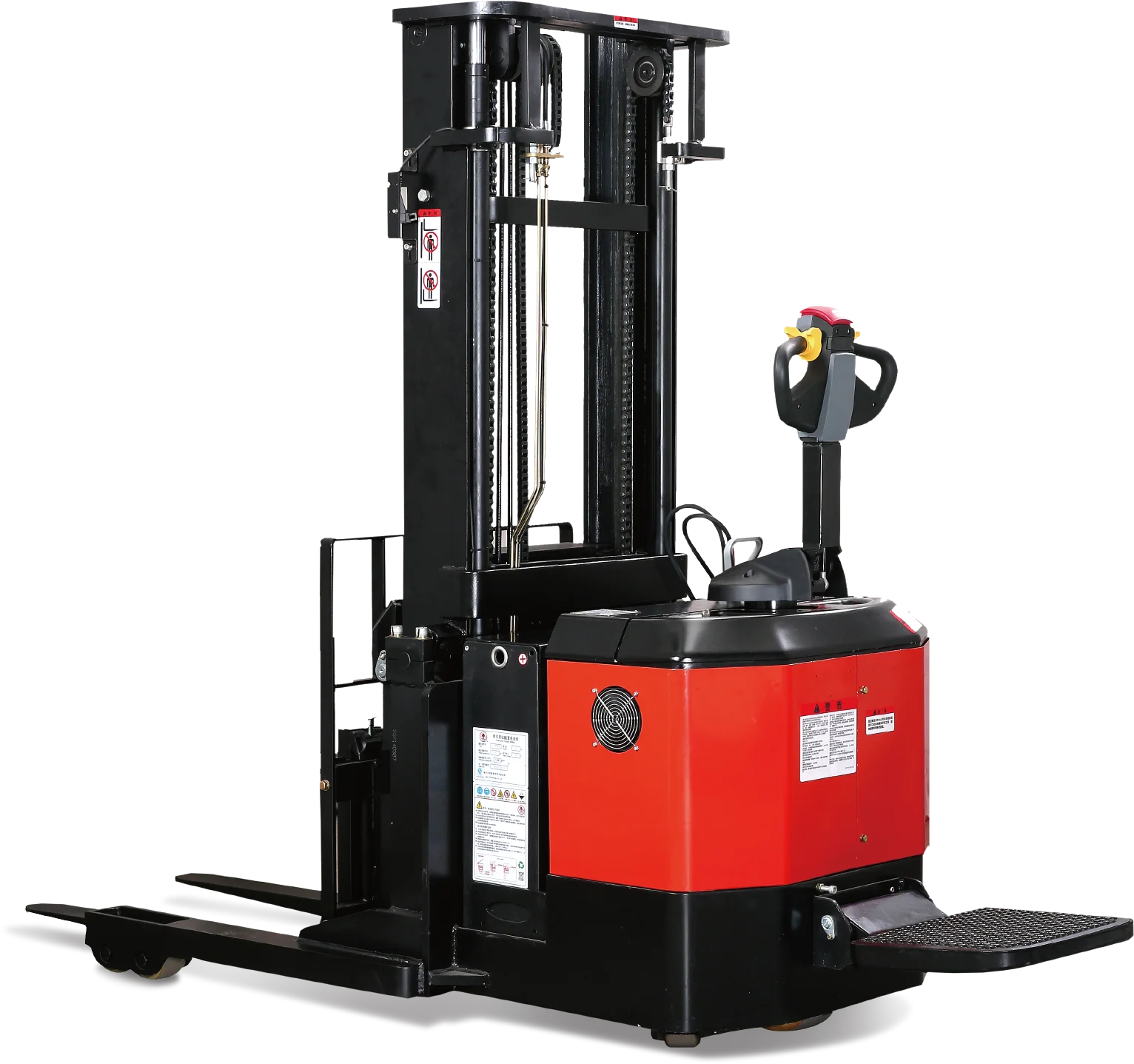 REDLIFT 1,5ton Electric Reach Stacker untuk Lorong Sempit dan Palet Non-standar