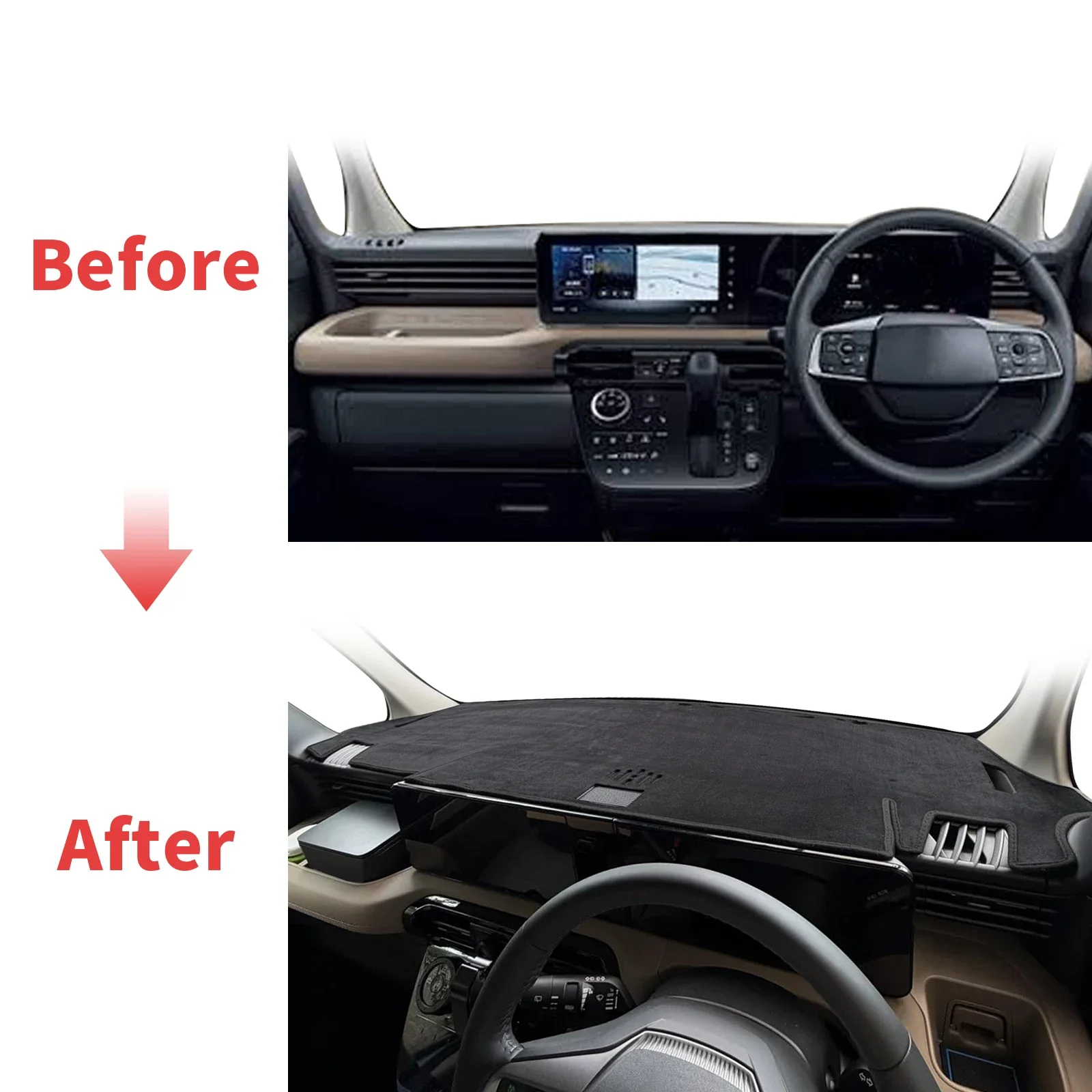 for Mitsubishi Delica Mini 2025 2026 2027 BA1-6A High Quality Dashboard Cover Dashmat Anti‑UV Protector Dash Mat Pad Accessories
