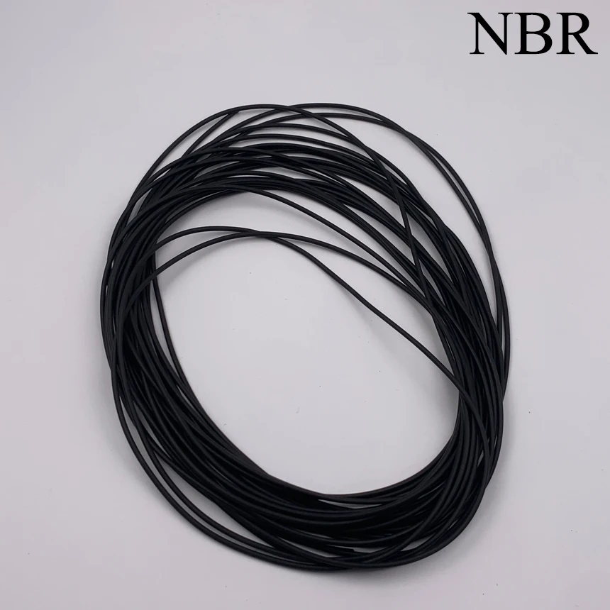 

22mm 25mm 30mm 35mm 40mm OD Outside Diameter NBR Nitrile Rubber Car Door Window Damper Rope Round O Ring Solid Sealing Strip