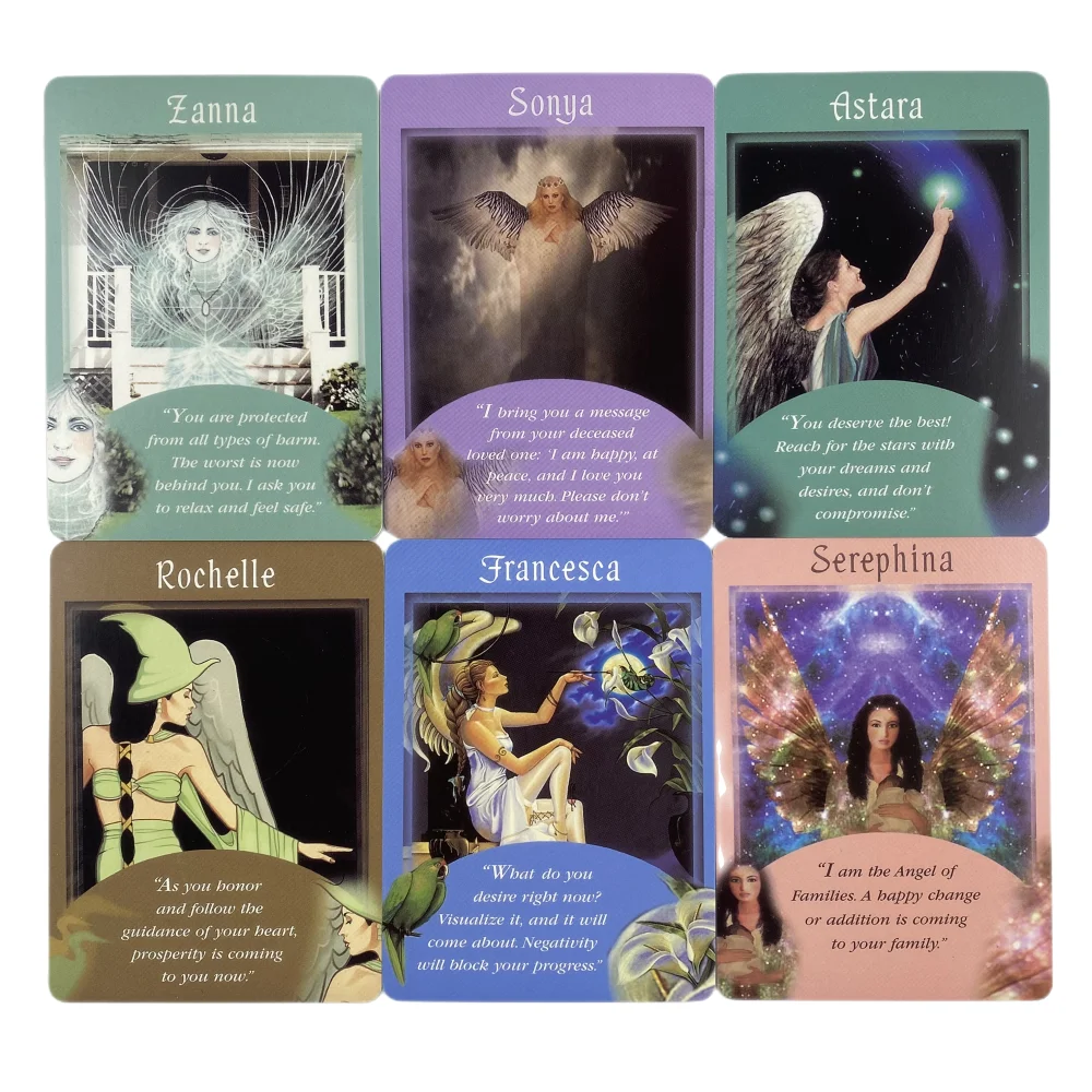 

Fortune Telling Game, Divination Cards Tarot Deck Full English Card Deck Messages From Angels Oracle Cards
