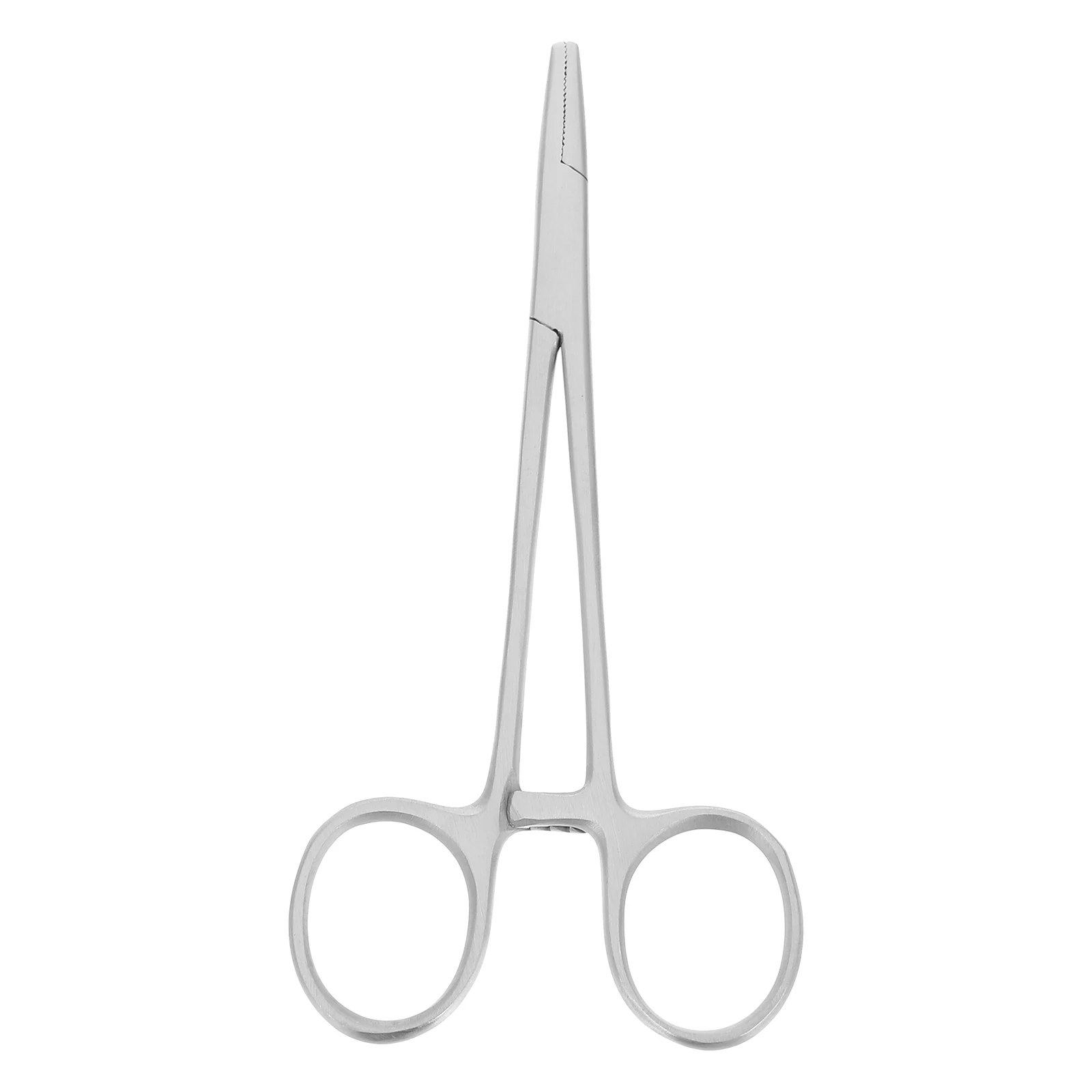 

Stainless Steel Self-Locking Forceps 12.5CM Straight Hemostatic Pliers Surgical Tools Electronic Repair Fishing Tackle Cupping