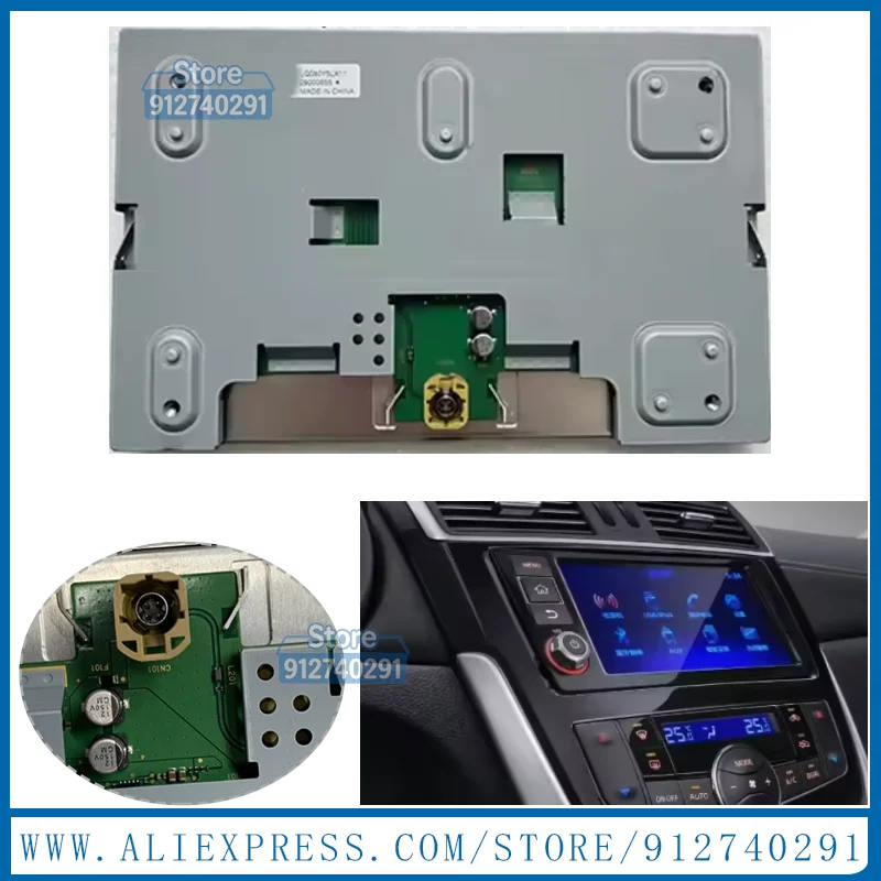 Original 8 Inch LCD Display Screen Panel LQ080Y5LX11 LQ0805LX12A LB3T-18B955-AA For FordRanger F150 F250 SNY4 2019  LCD Repair