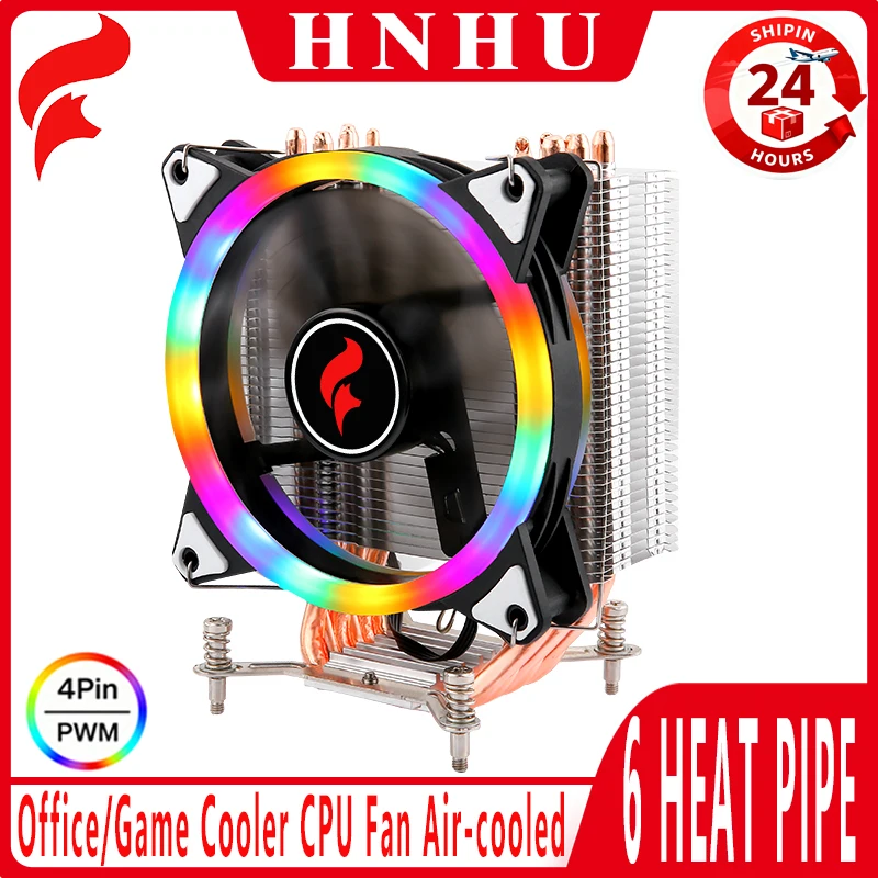 

Компьютерный кулер HNHU, процессор, низкий уровень шума, 4/6, тепловая трубка, 120 мм, вентилятор, 4 контакта/ШИМ, установка LGA115x 1200 1700 18xx 2011 i5 i7 x79 x99