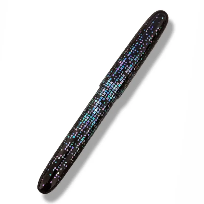 BALAOYE Large Lacquer Fountain Pen Bock Nib Urban Night Scene Series Lacquer Hard Rubber Pen Luxury Creative Writing Stationery