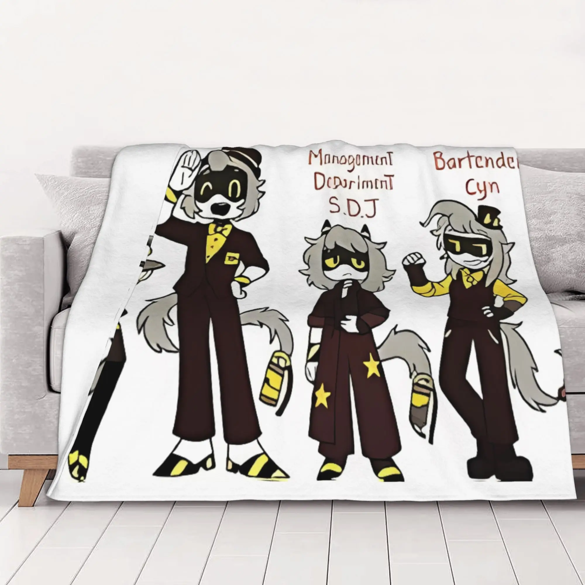1PC home Cute Room Decor Classic Blanket Throw Blanket Murder Drones Novelty Warm Blanket All Season