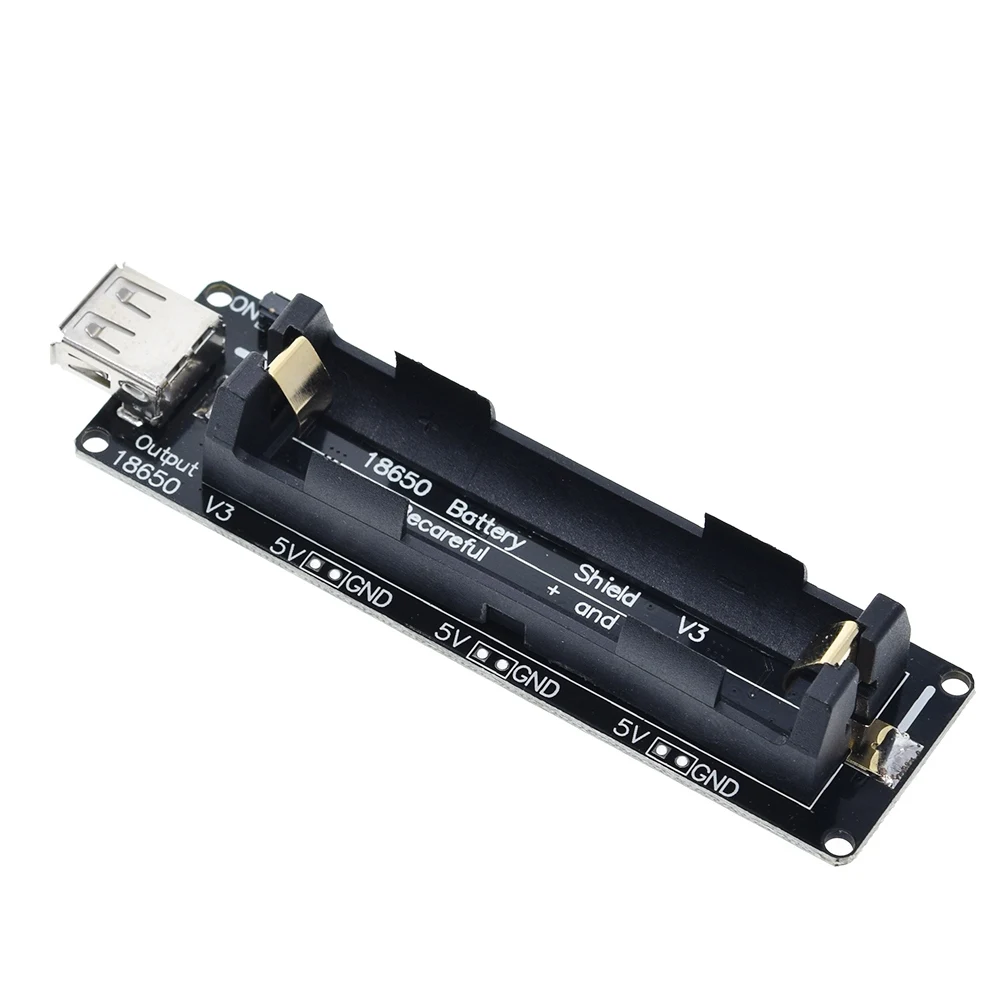 Placa protectora de carga de batería ESP32 ESP32S para Wemos para Raspberry Pi 18650, Puerto Micro USB V3 tipo A, USB 0.5A para carga Arduino