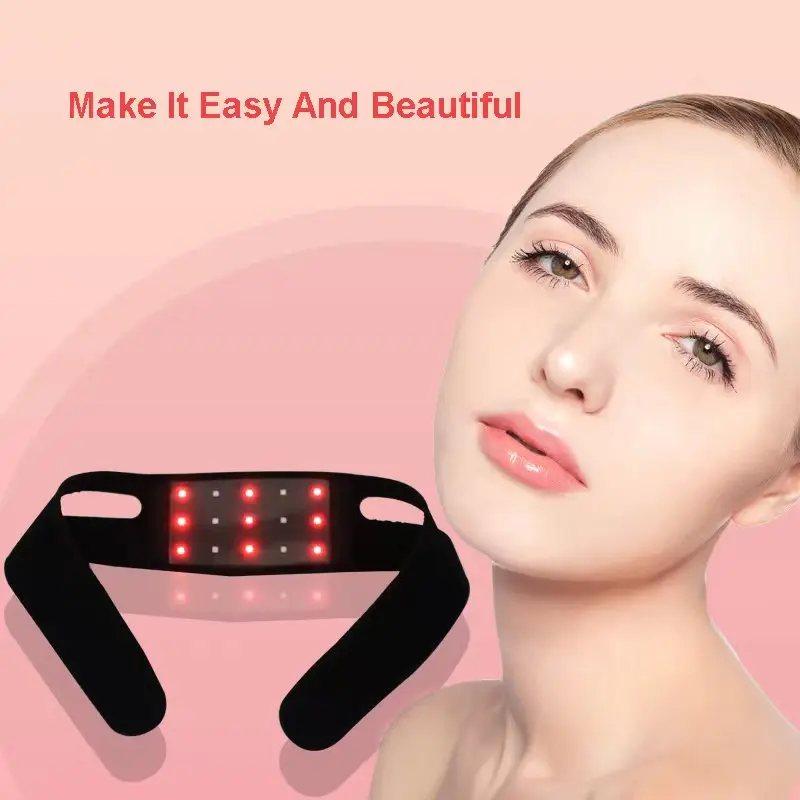 Full Body Red＆Infrared LED Light Belt 660nm&850nmPain Relief Wrap Burn Fat Wrap Slimming Machine Waist Neck Wrist Chin Hand Pad