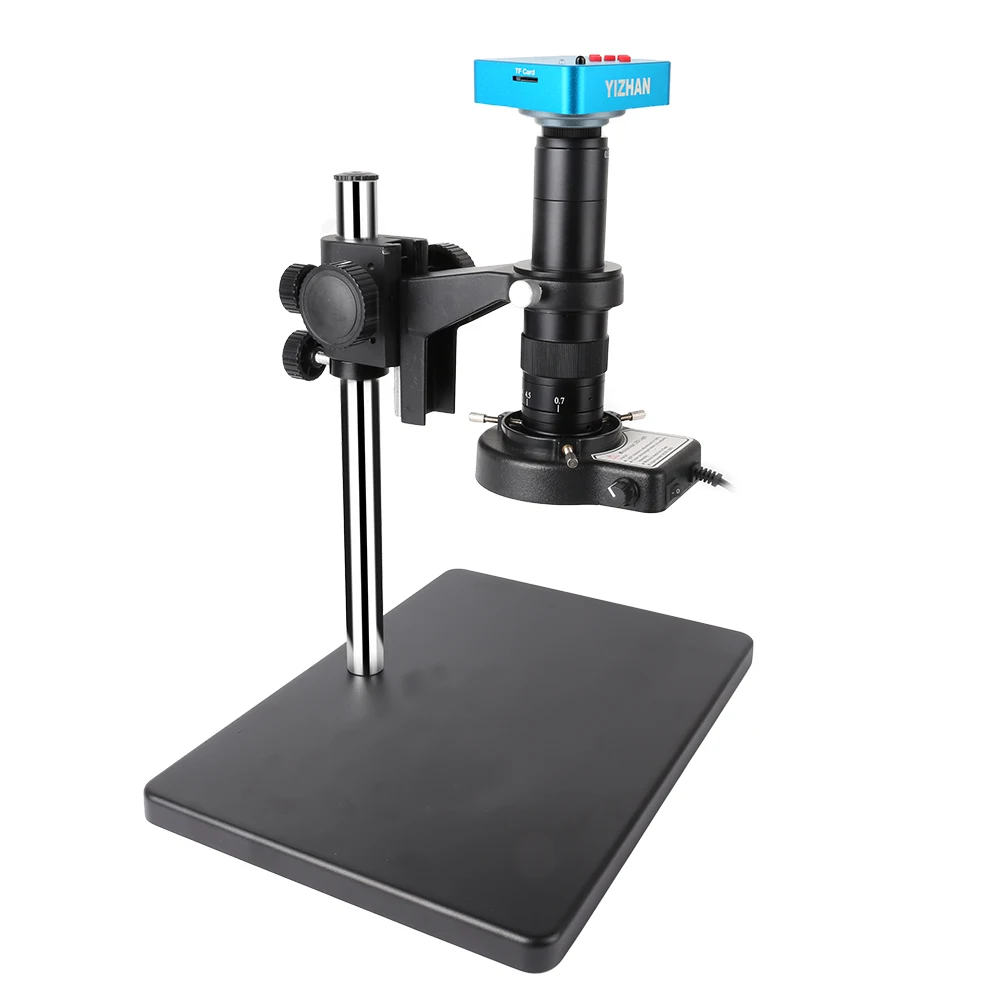 High resolution large base stereoscopic microscope 180X welding watch maintenance tool industrial electronic digital microscope