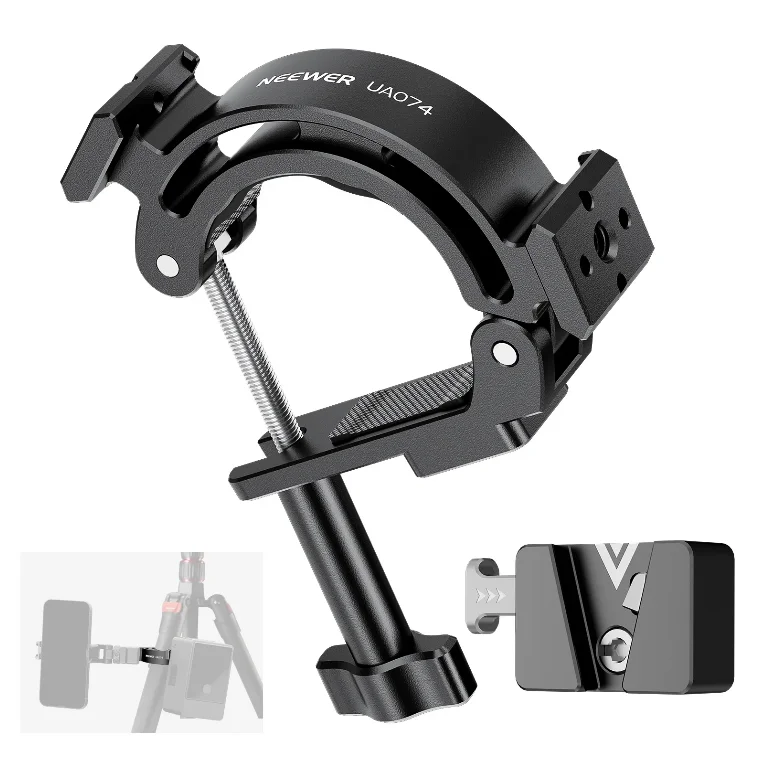 

Крепление для штатива NEEWER UA074 Super Clamp с V-образной батарейной платой