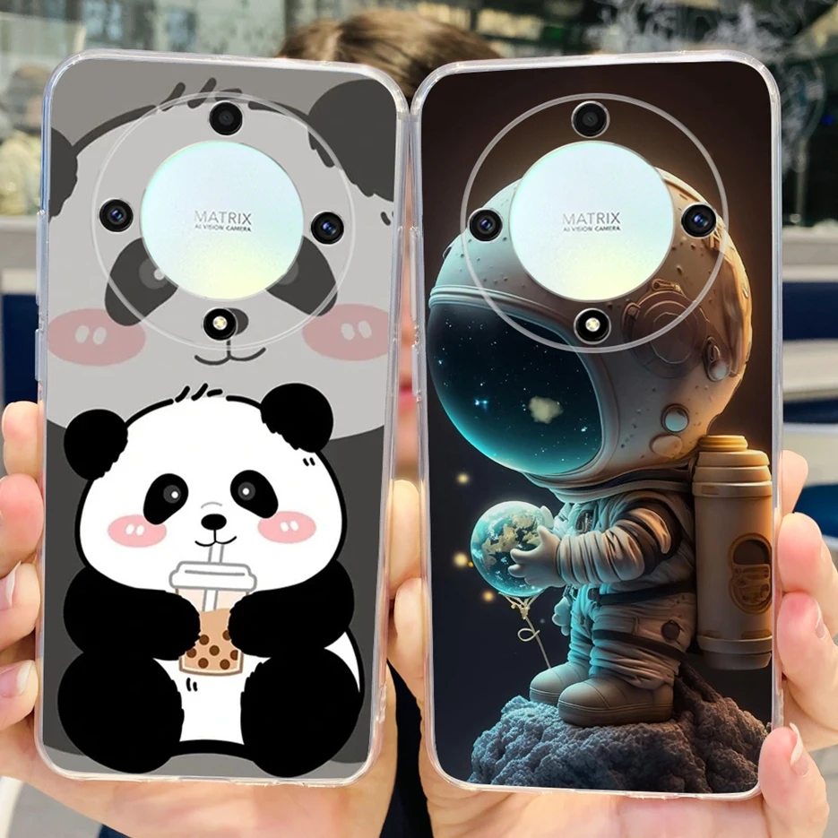 For Honor X9b Case Magic6 Lite Popular Luxury Painted Cover Soft Silicone Phone Case For Honor Magic 6 Lite HonorX9b Fundas Capa