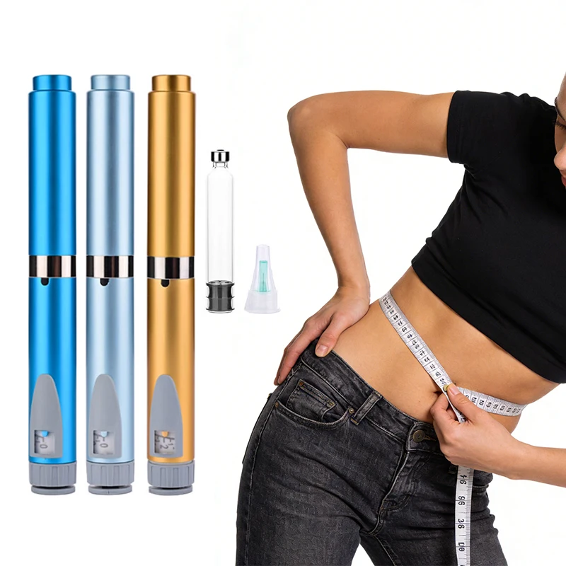 

Пользовательские OEM 60U 3 мл V2 Металлическая инсулиновая ручка Долговечное многоразовое инъекционное устройство для доставки диабета и гормонов