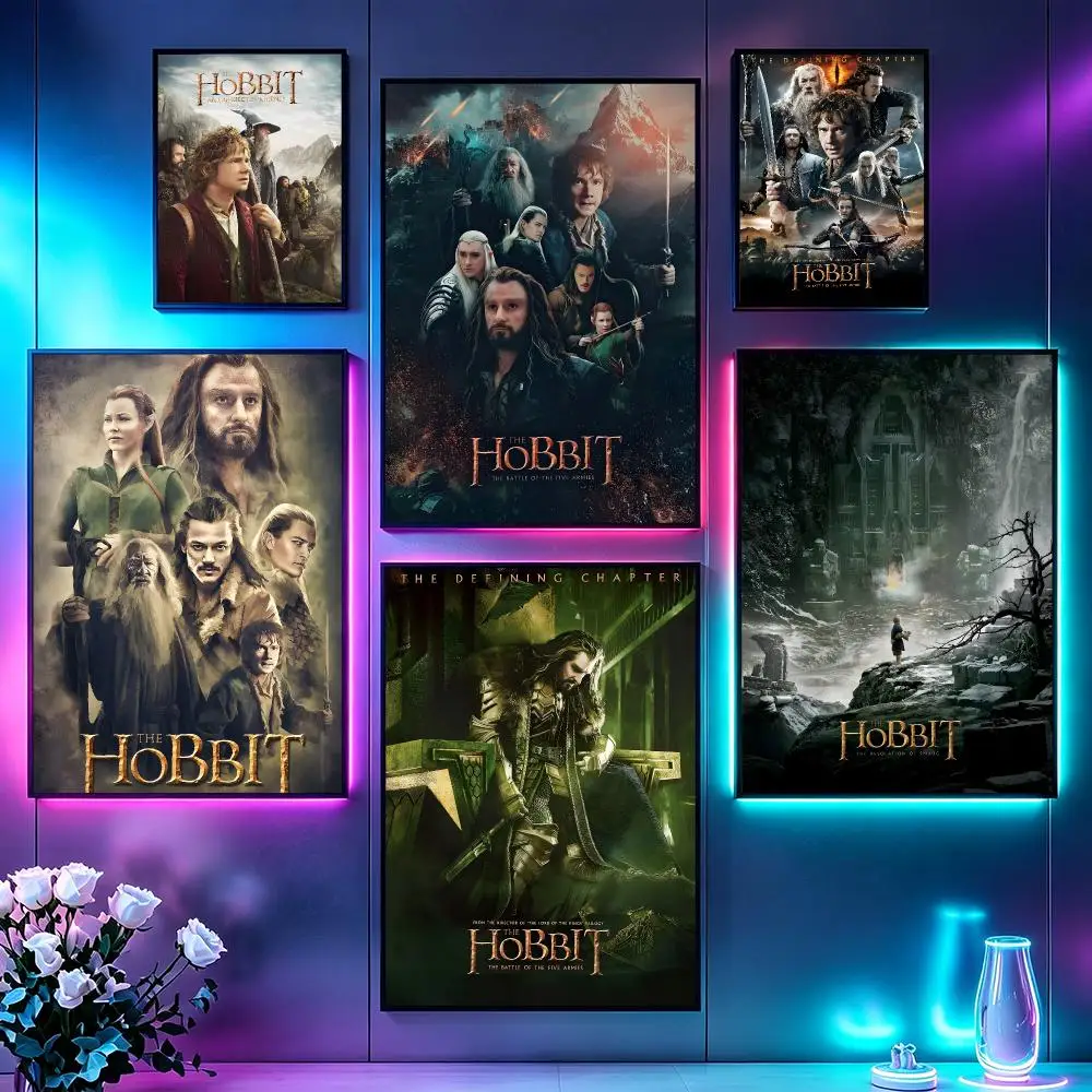 Movie The HobbitS Poster Poster Sci Fi Cyberpunk HD Self Adhesive Wall Print Futuristic Home Game Room Decor Gift