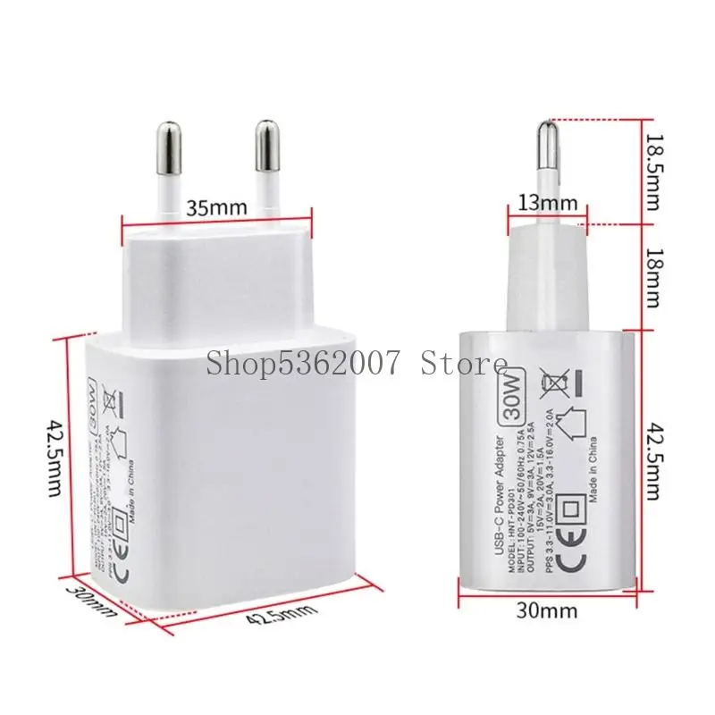 30W USB C 전원 공급 장치 충전 어댑터 OpenWrtone 40JB에 대한 다중 보호