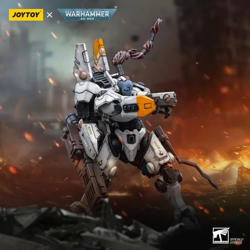 JOYTOY عمل الشكل Warhammer 40K T'au الإمبراطورية قائد Shadowsun أنيمي العسكرية عمل نموذج لجسم اللعب دمية الهدايا في الأوراق المالية