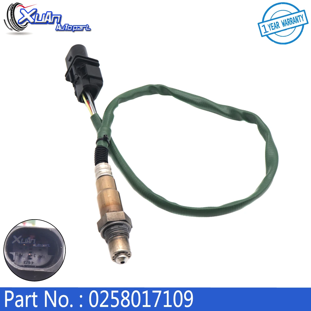 XUAN Air Fuel Ratio Lambda O2 Oxygen Sensor 0258017109 For MERCEDES-BENZ G550 ML450 BMW Mini Cooper 2006-2014