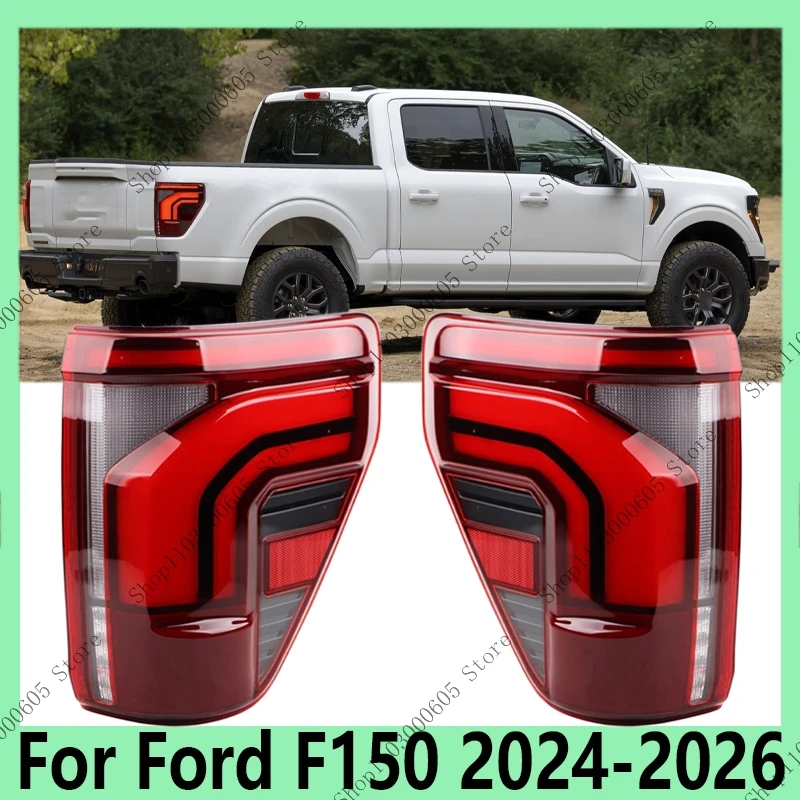 

For Ford F150 2024-2026 Auto Accessories Rear Bumper Tail Light Turn Signal Light Brake Warning Light RL3Z-13404-C RL3Z-13405-B