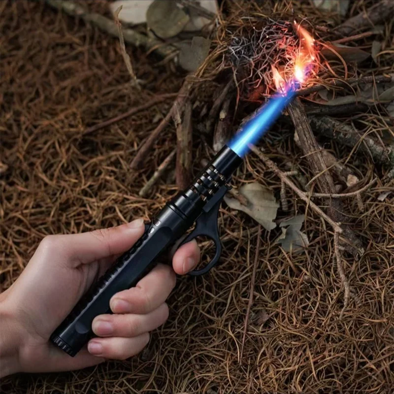 

Wind Resistant and High-temperature 1300 ° Outdoor Inflatable Lighter Portable Pendant Jet Flame Camping Barbecue Gas Igniter