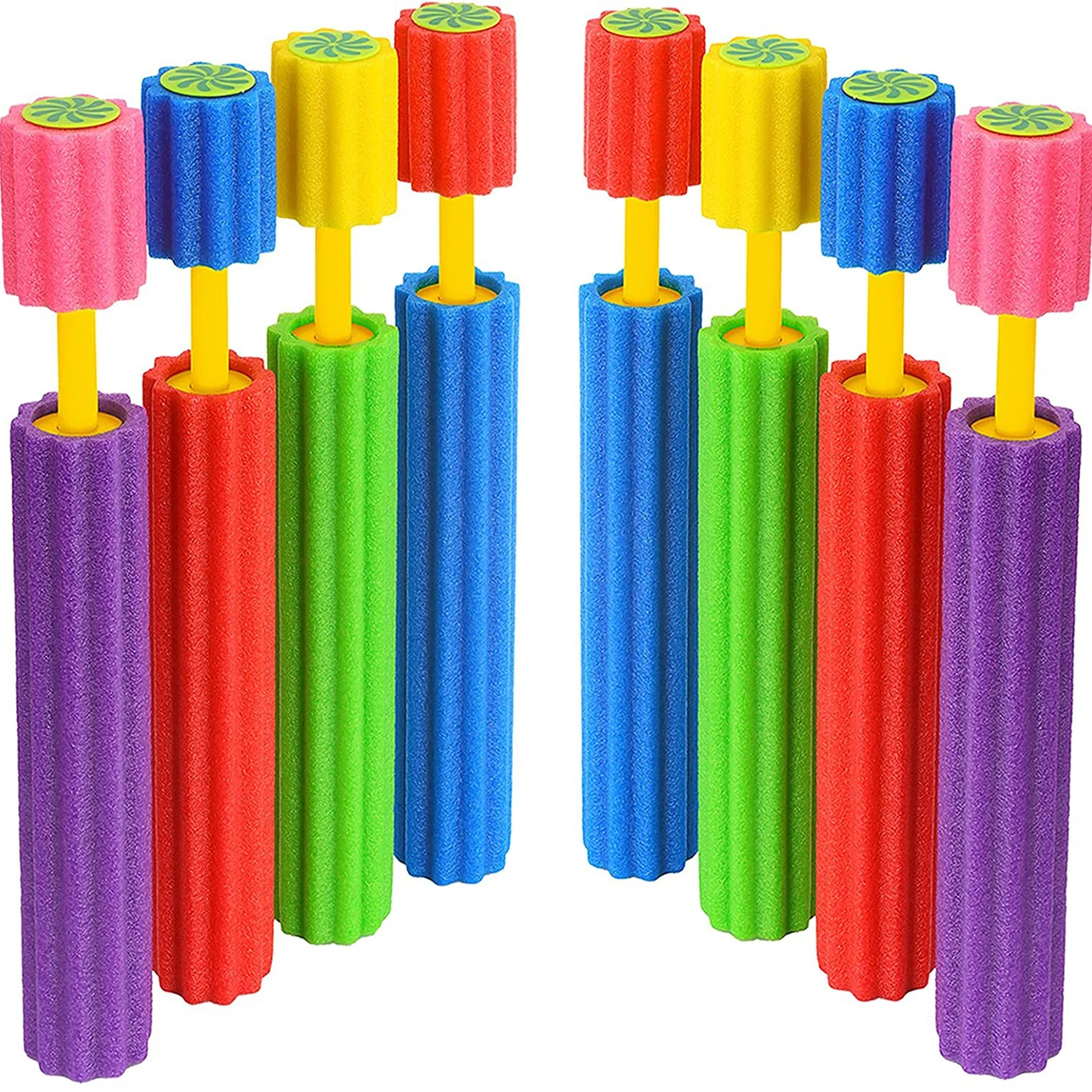 Mini Cartoon Water Injectors for Children, alta precisão, pai-filho interativo, brinquedos de combate aquático ao ar livre, flor de ameixa, Swimm, 1pc