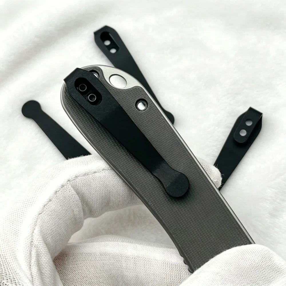 1Pc Titanium Deep Carry Pocket Clip with Mounting Screws for Folding Tool Replacement