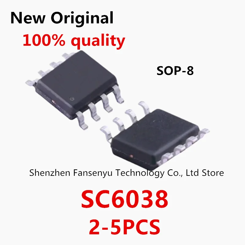 

(2-5piece)100% New SC6038 sop8