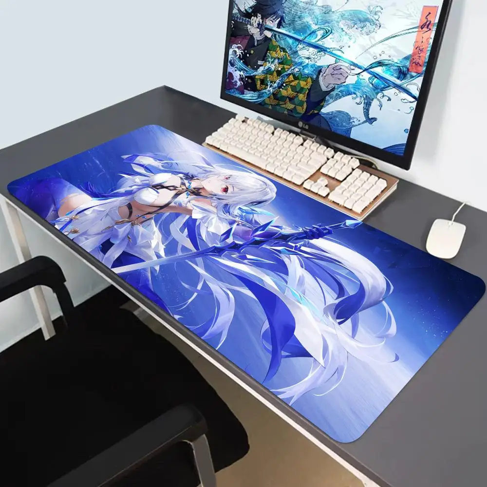 

Genshin Impact Skirk Mouse Pad Anime Gaming Pad Table Pads HD Rubber Desktop Mouse pad Desk Mats E-Sports PC peripherals