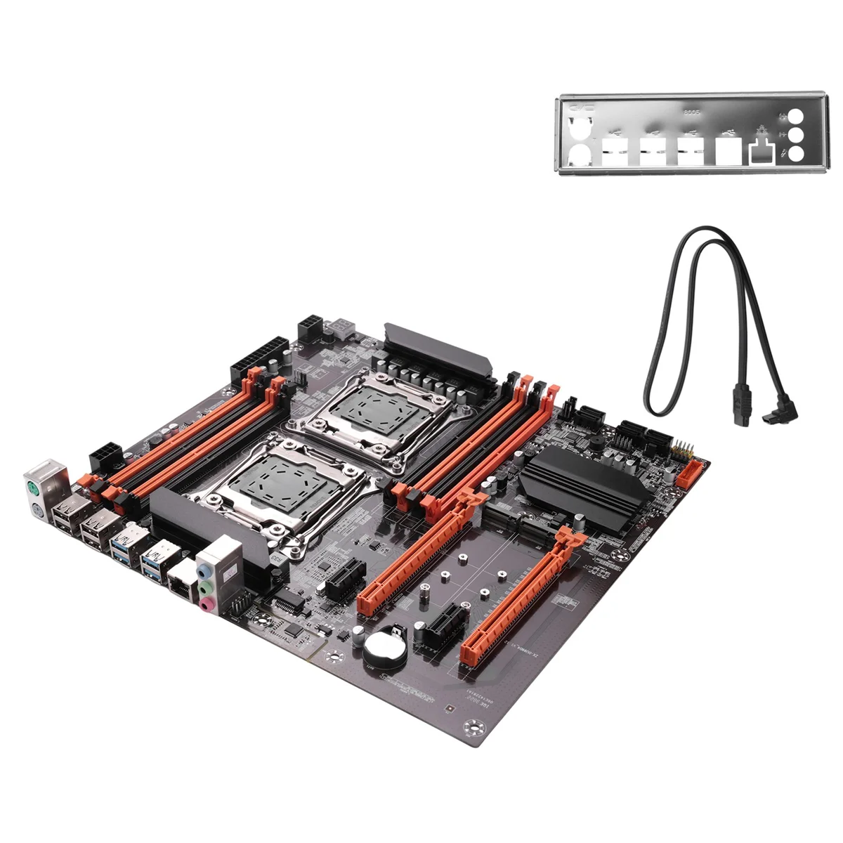 Imagem -03 - Placa-mãe Lga 20113 Suporte Duplo Cpu Ddr4 Memória 8x32g para Lga 2011-3 Xeon e5 Series X99