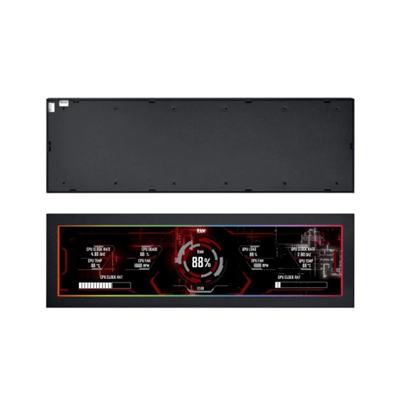 شاشة LIANLI Universal (US88v1) 8.8 بوصة IPS LCD، 1920 × 480، 60 هرتز، 500 شمعة في المتر المربع، شاشة ثانوية لعلبة الكمبيوتر. #1