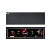 LIANLI Pantalla universal (US88v1) LCD IPS de 8,8 ′′, 1920×480, 60 Hz, 500 nits, Pantalla secundaria de la caja de la computadora.