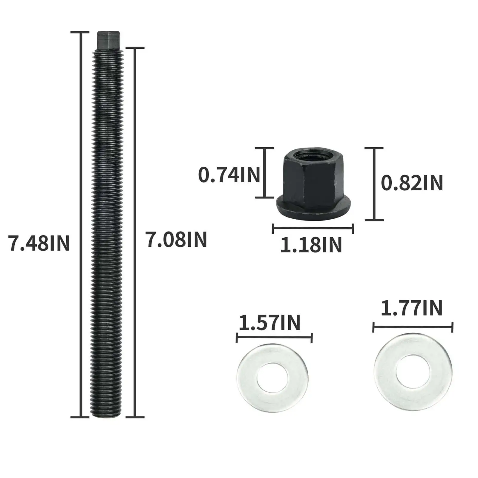 Harmonic Balancer Puller Repair Parts Replace Durable Crank Install Tool for LT and LS Series Engines Car Accessories