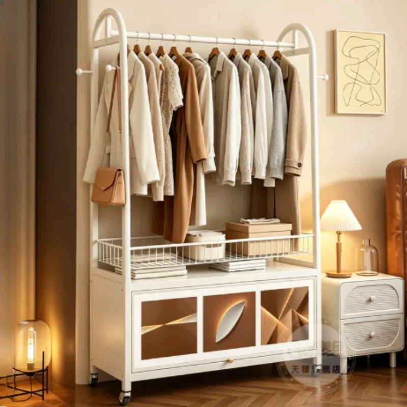 Porte-manteau nordique pour couloir, chambre et salon, avec porte-chapeaux et rangement pour vêtements