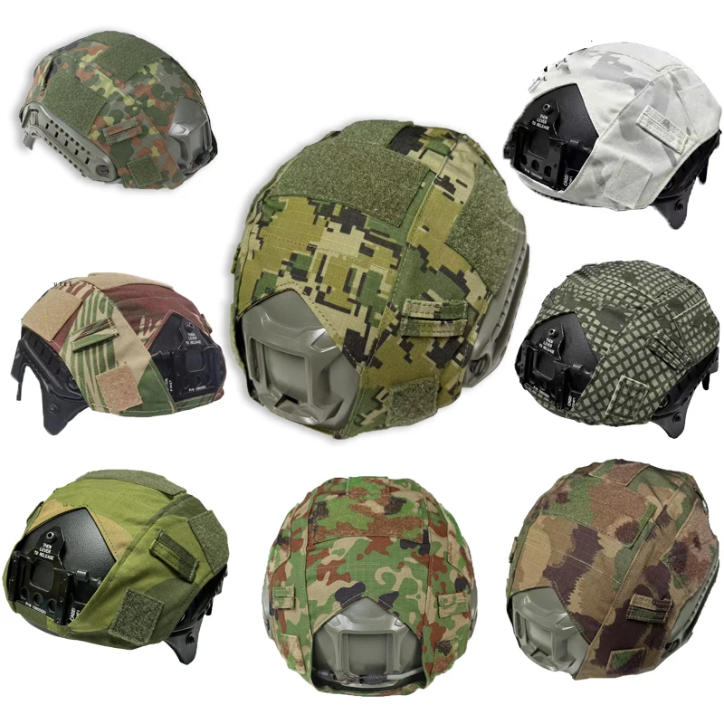 غطاء خوذة تكتيكية لخوذة سريعة US4CES المكسيكي cadpat flecktarn splittertarn nfp الهولندية DNC كامو مخصص