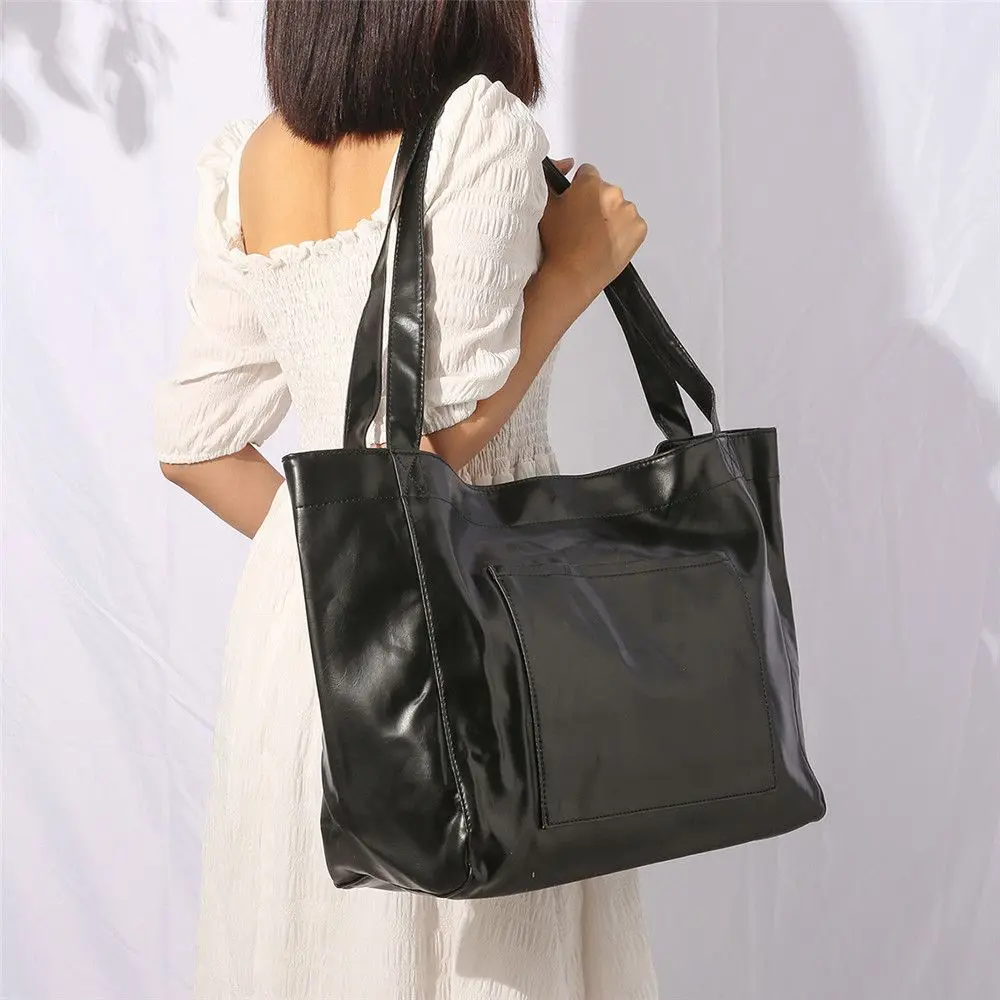 Women Vintage Weekender Soft Leather Oversized Shoulder Bag Large Tote Handbags Fashion Portable Outdoor Travel Bags