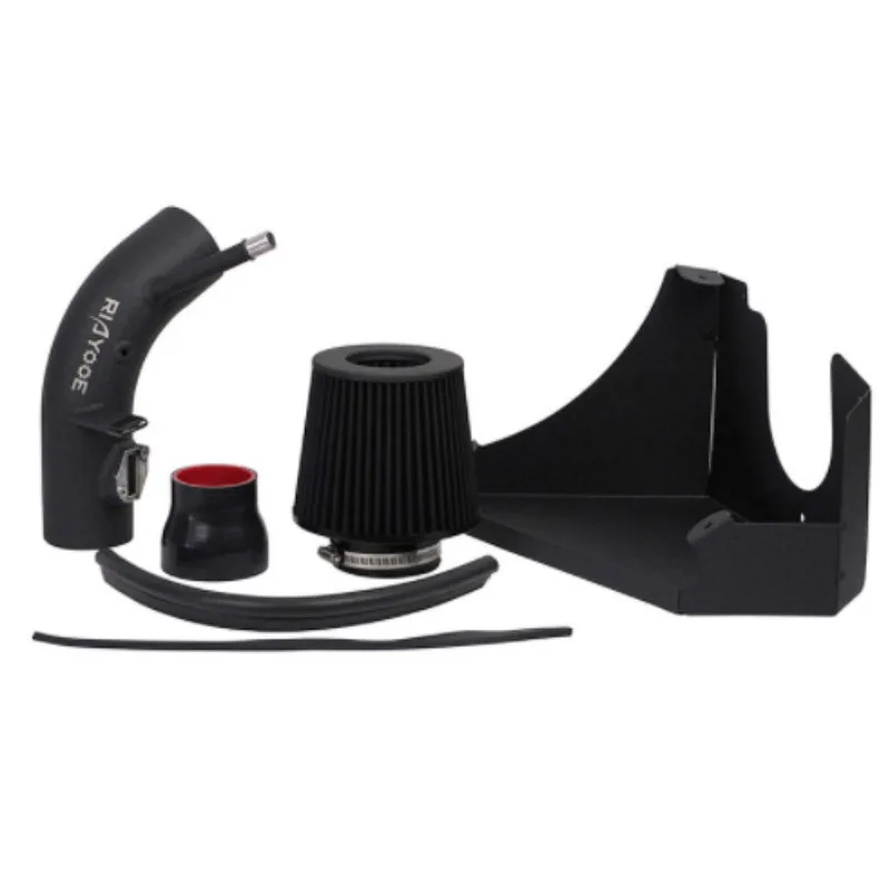 Automobile Modification Intake Aluminum Pipe Kit, High Temperature Resistant Pressure Resistant Intake Pipeline Accessory Set