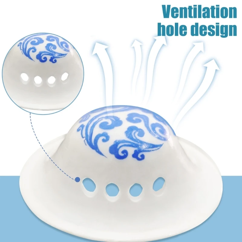 Nippelschutz aus natürlicher Keramik, gleichmäßige Textur für einfache Reinigung und Langzeitgebrauch 24BE