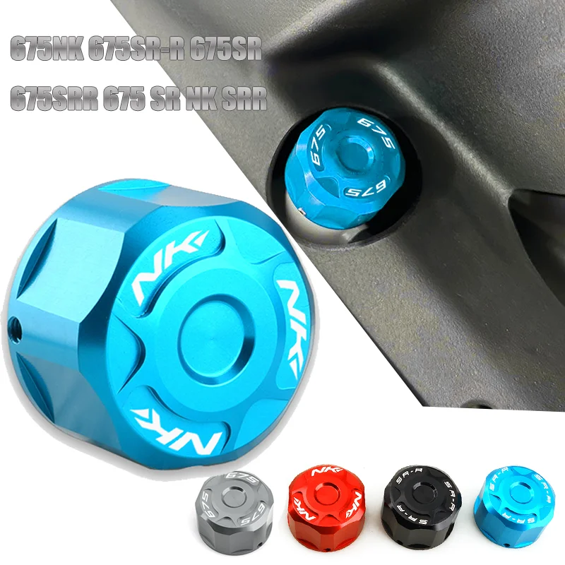 For CFMOTO 675NK 675SR-R 675SR 675SRR 675 SR NK SRR Moto CNC Radiator Antifreeze Coolant Cap Water Tank Cap Decorative Cover