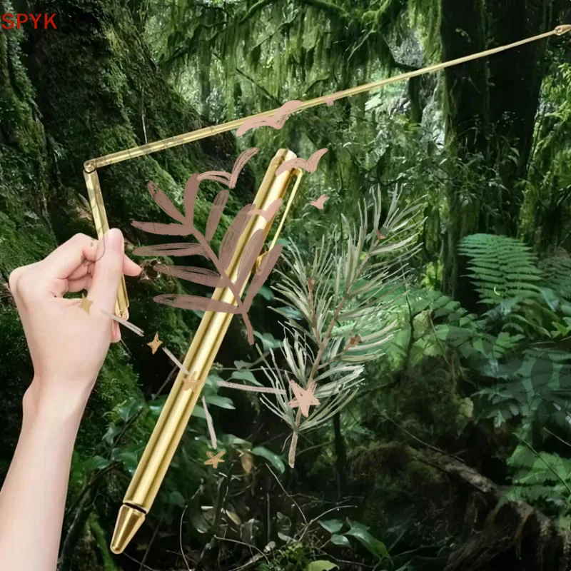 Brass Stainless Steel Dowsing Rods: Upgraded Flexible Rotation Tool Detect Golden Water