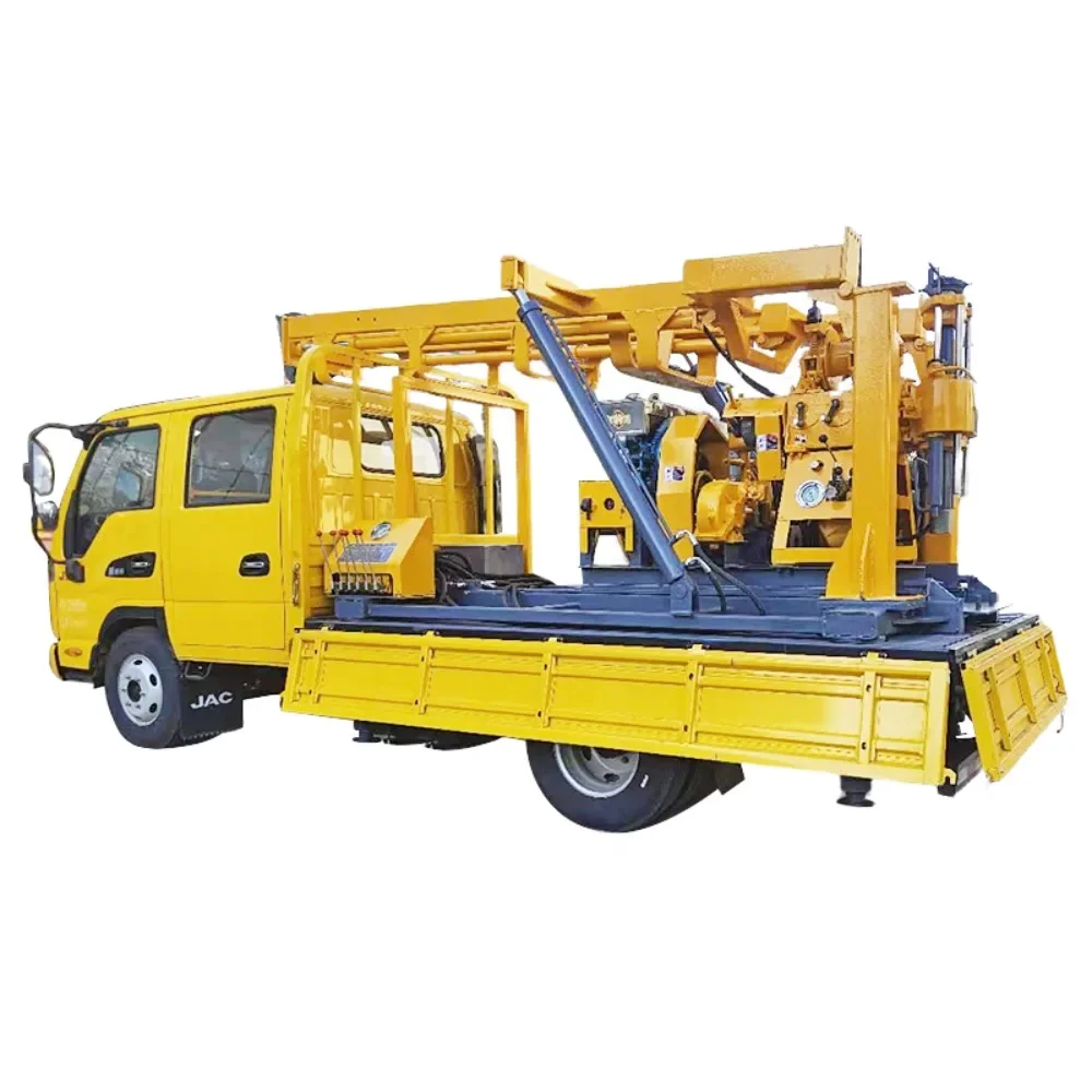 200 Meter Diesel Hydraulic Water Well Drilling Rig for Deep Borehole Geological Survey High Efficiency Core Drilling Machine
