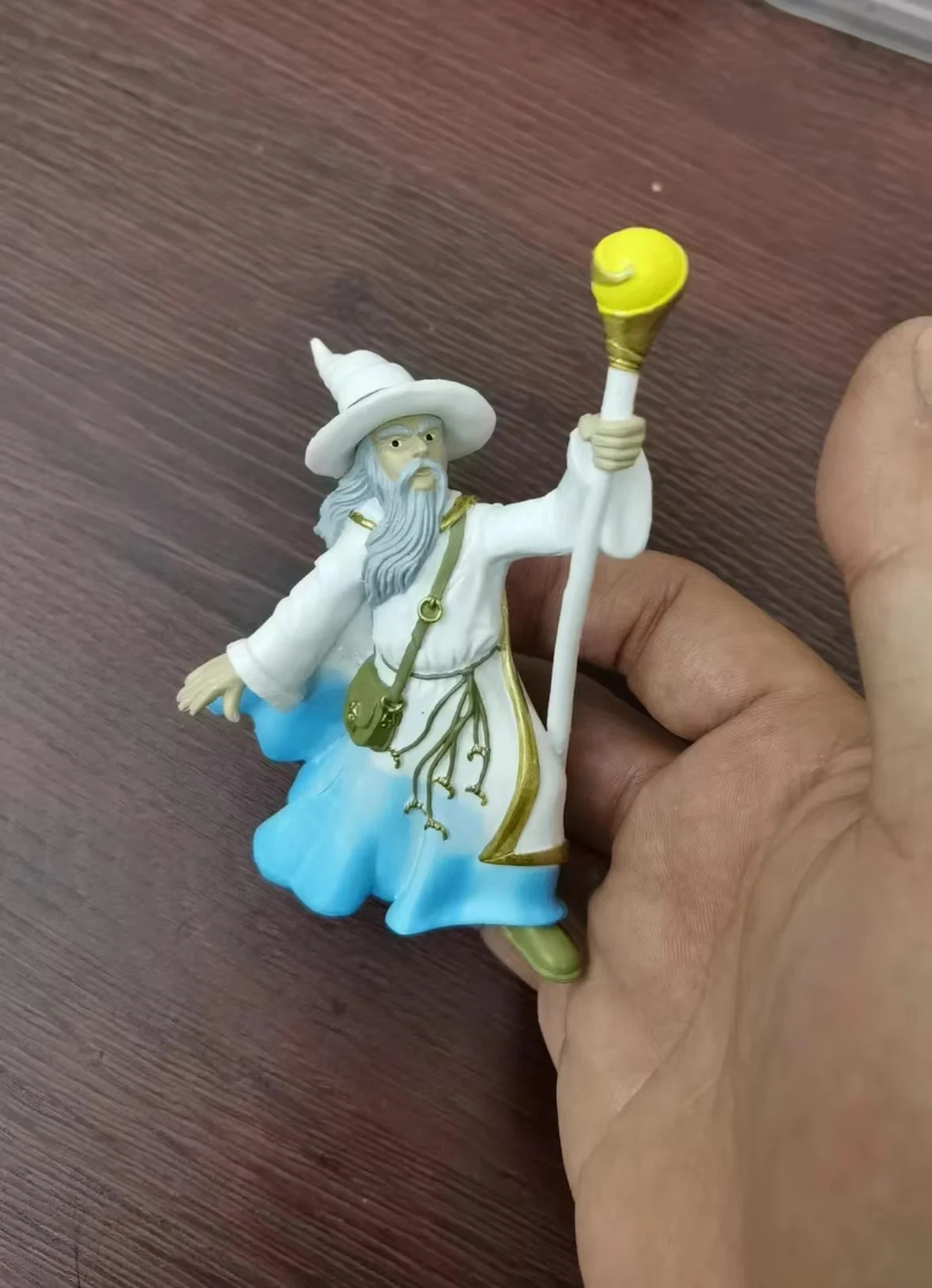 pvc  model toy   wizard  out of  print